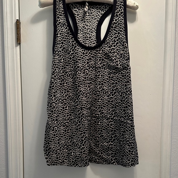 Joie Black and White Patterned Tank Top - Picture 1 of 3